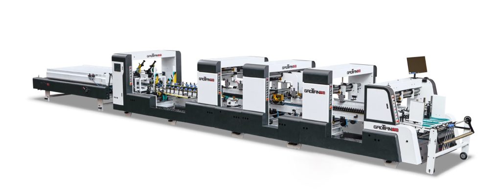 SHH-E EXPORT Auto High Speed Corrugated Lock Bottom Folder Gluer Machine 2 SHH-E EXPORT Auto High Speed Corrugated Lock Bottom Folder Gluer Machine