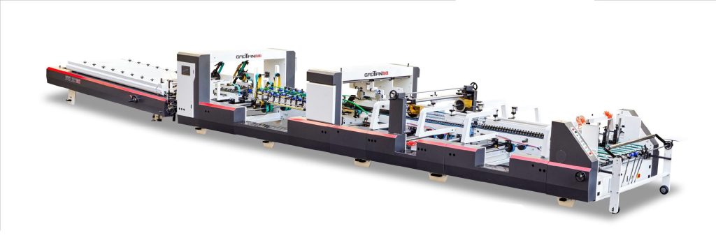 SHH-EK Auto Corrugated Lock Bottom Folder Gluer Machine