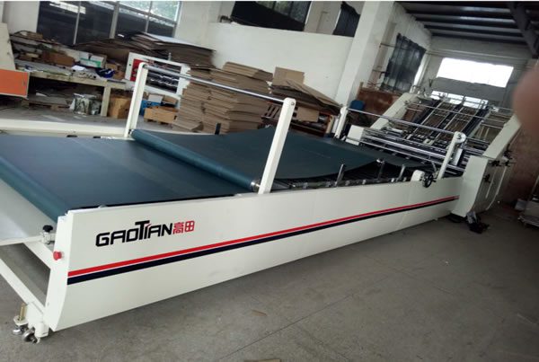 Semi-automatic Flute laminating machine 8 press part